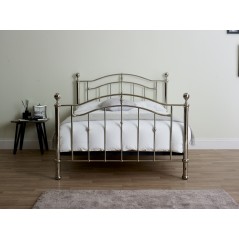 LL Callisto Chrome 4ft6 Double bed Frame